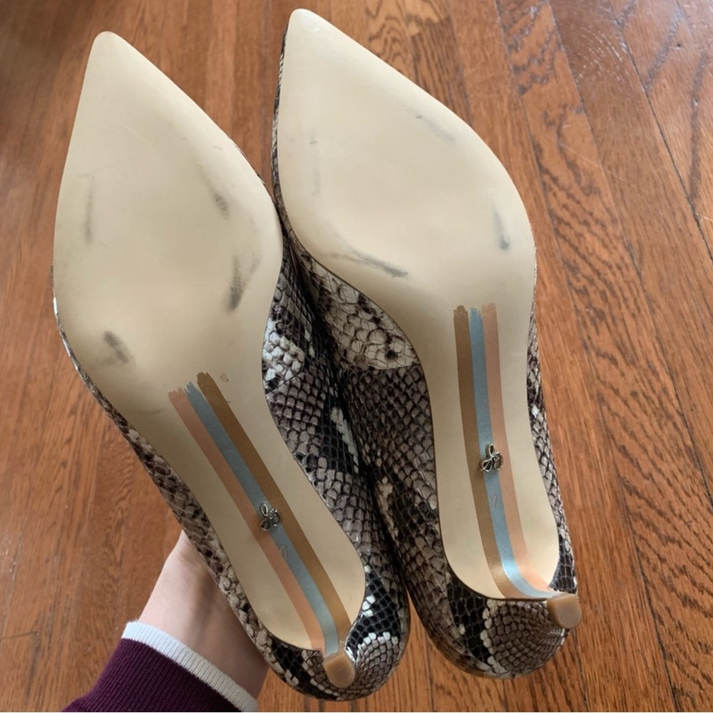 Sam Edelman Snakeskin Pattern Heels - image 5